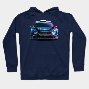 Ford Fiesta WRC Artwork Hoodie